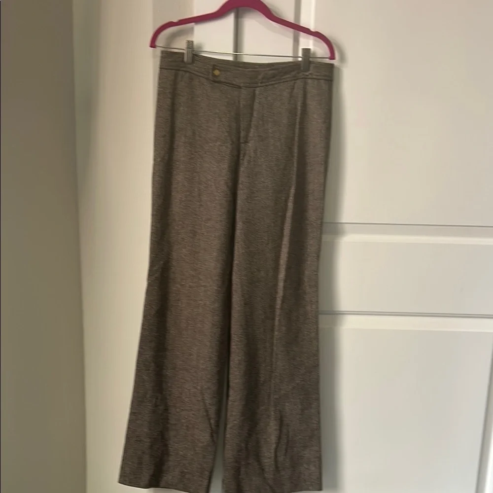 Tory Burch Brown Wide Leg Pants 8
